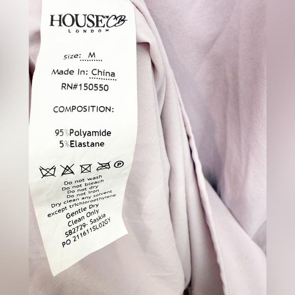 House Of CB London Saskia Dress Lavender Size Medium - Picture 5 of 8